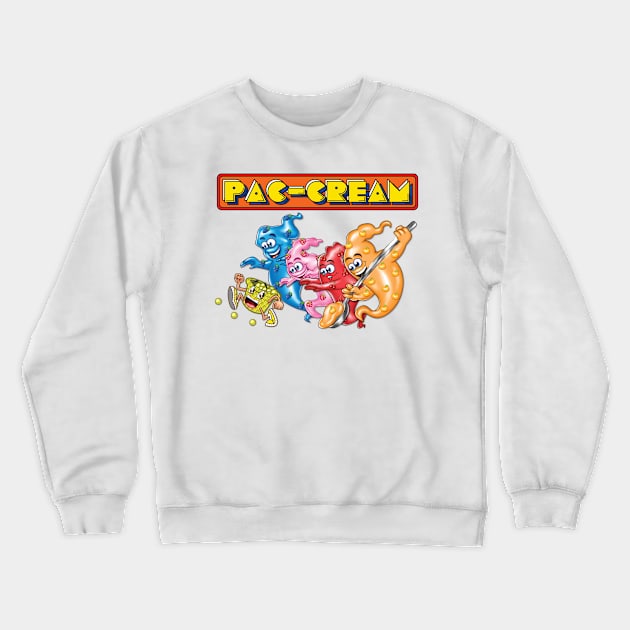 Pac-Cream Crewneck Sweatshirt by Pigeon585